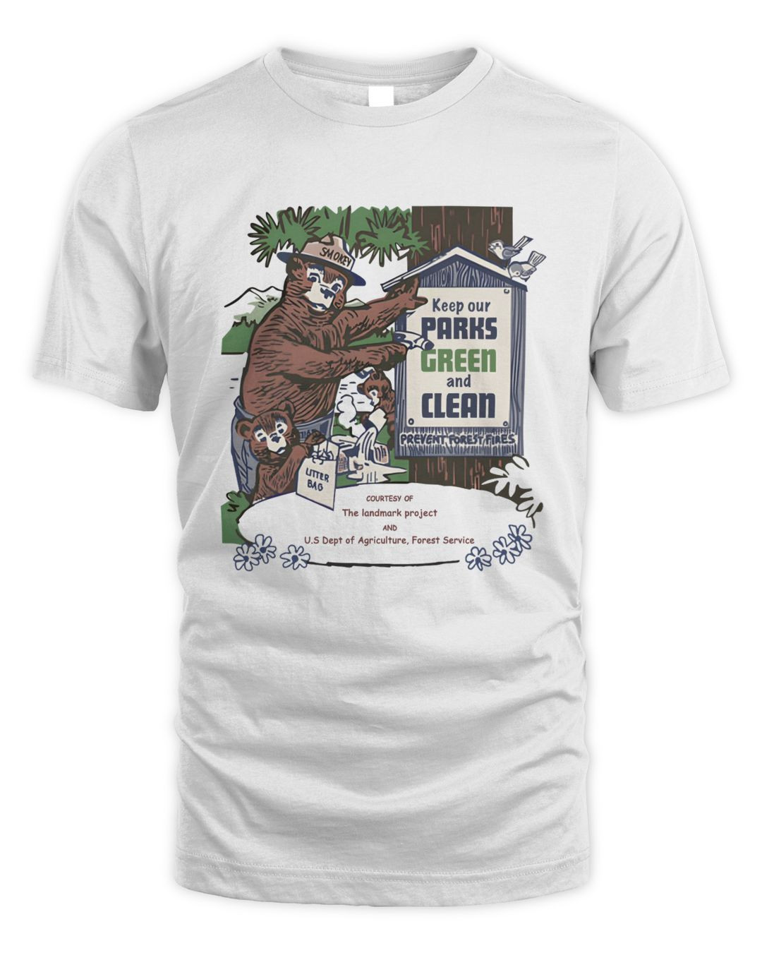 Keep Our Parks Green And Clean Tee Shirt