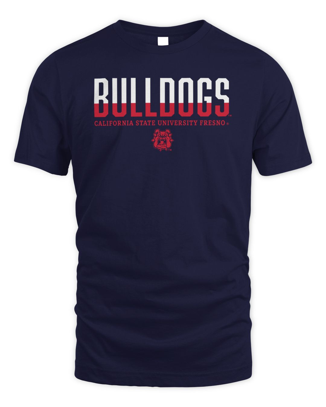 Men's Navy Fresno State Bulldogs Creator T-shirts