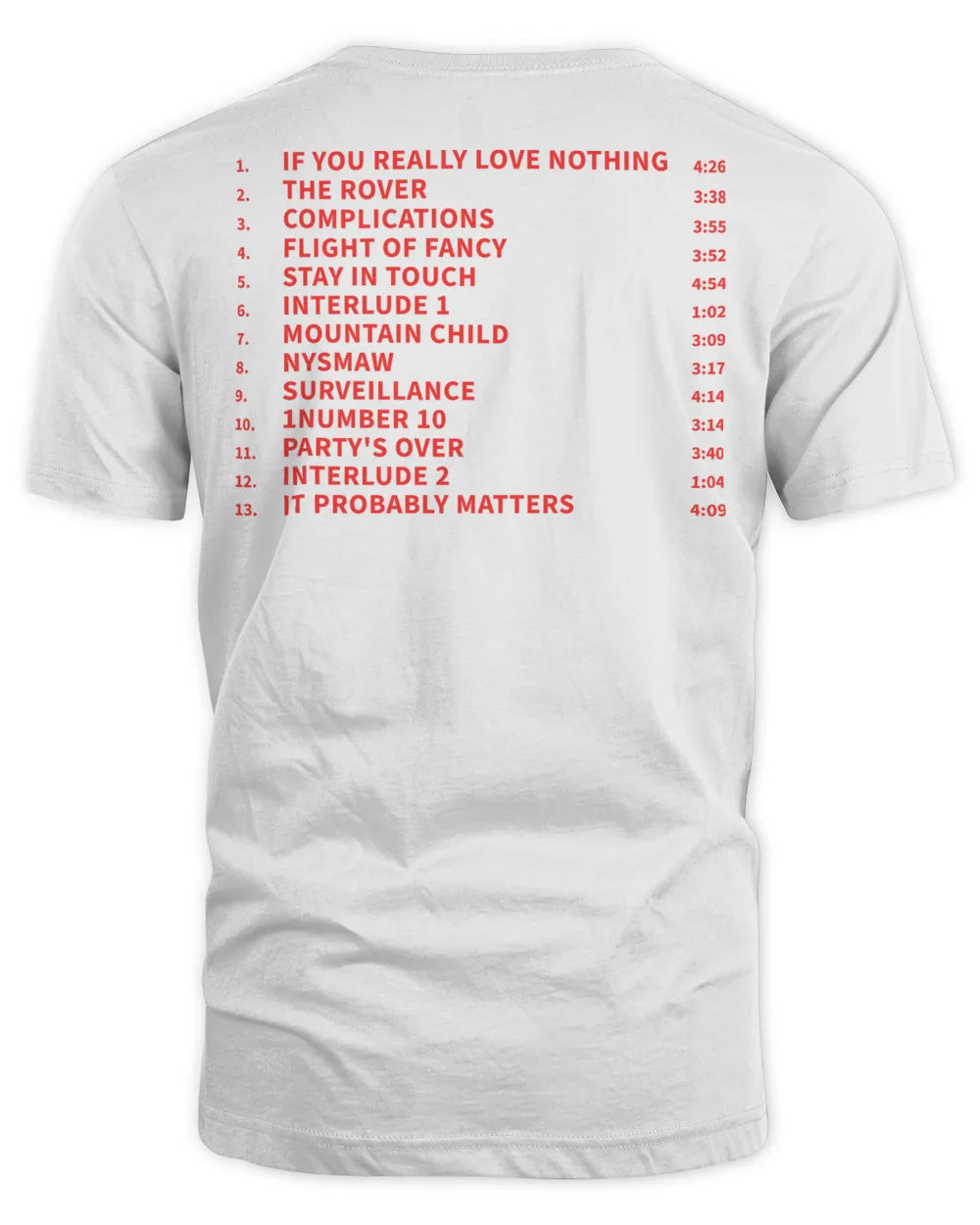 Interpol Merch Mono Photo Shirt