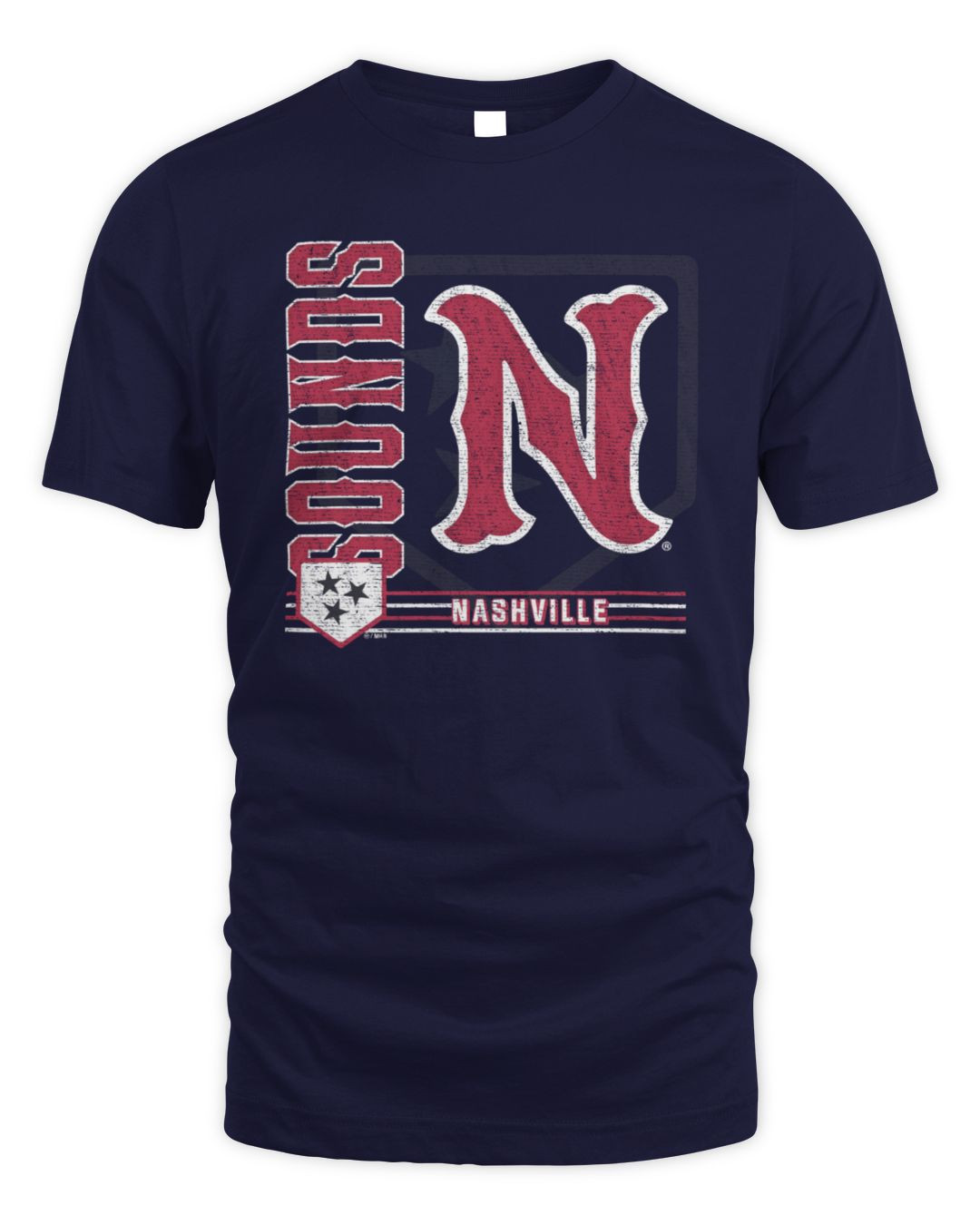 Nashville Sounds '47 Brand Atlas Blue Strike Back Tee