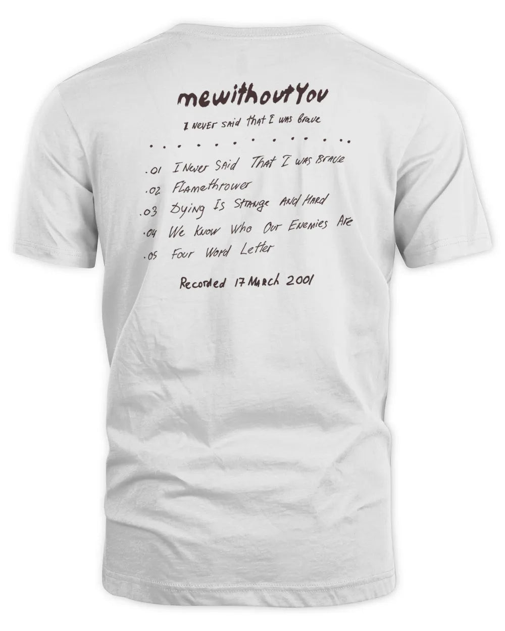 Mewithoutyou Never Dream Tee