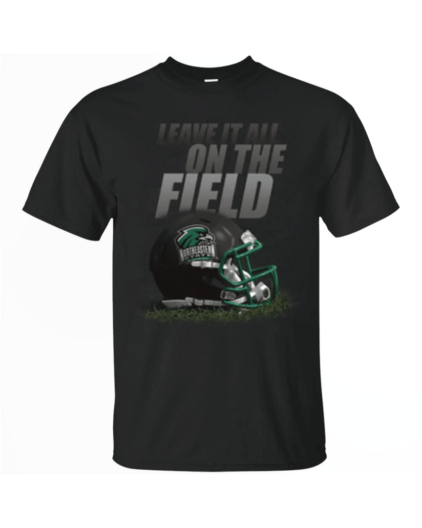 Leave It All On The Field Northeastern St Riverhawks Gridiron T Shirt