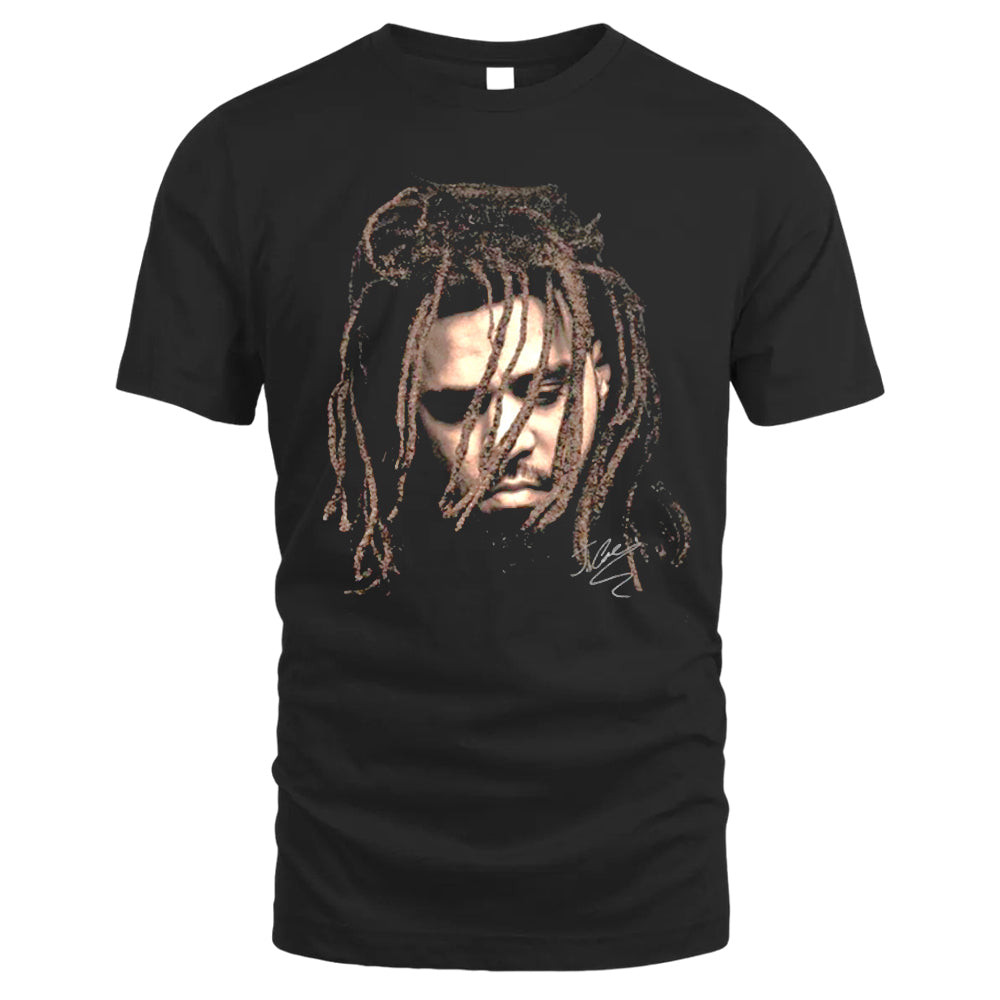 J Cole Big Face Tee, Vintage T-shirt Style