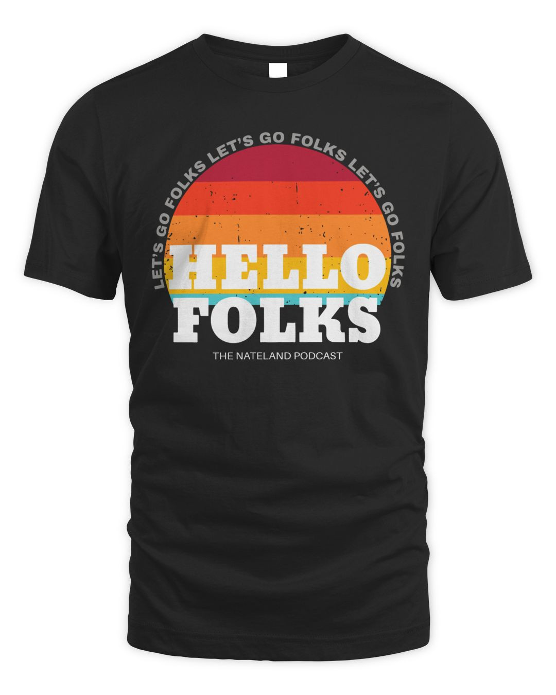 Nate Bargatze Merch Hello Folks Shirt
