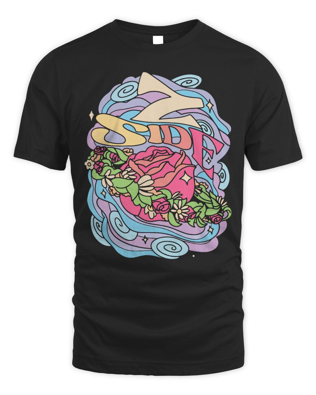 Laurenzside Merch Z Side Rose Planet Shirt