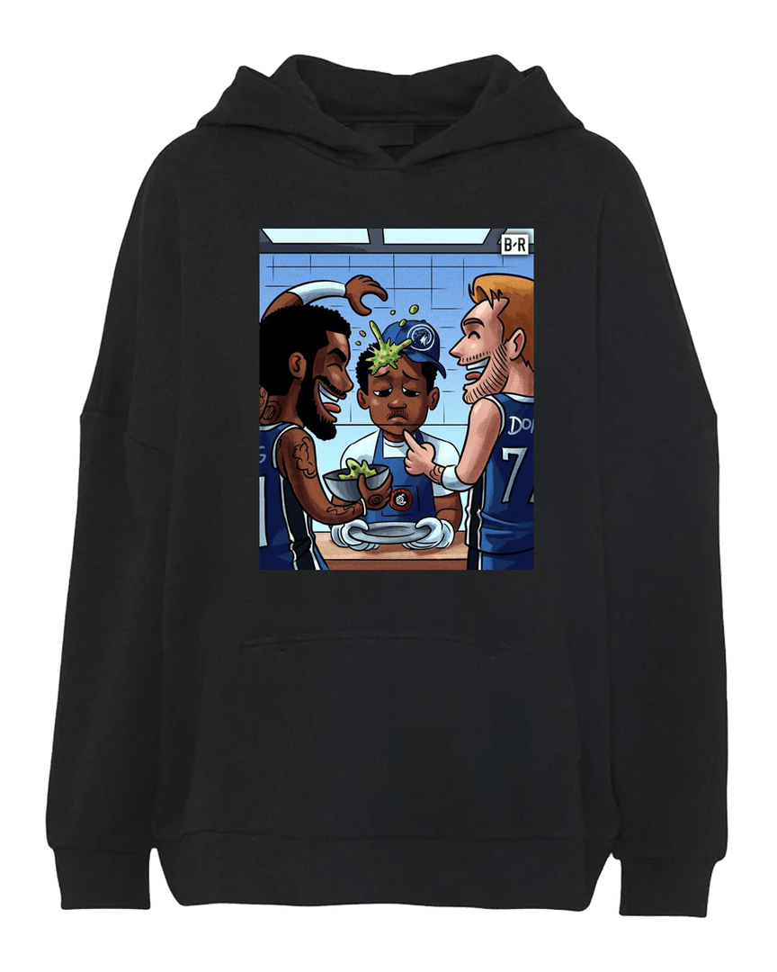Kyrie And Luka Cook In Minnesota 2024 Caricature Hoodie