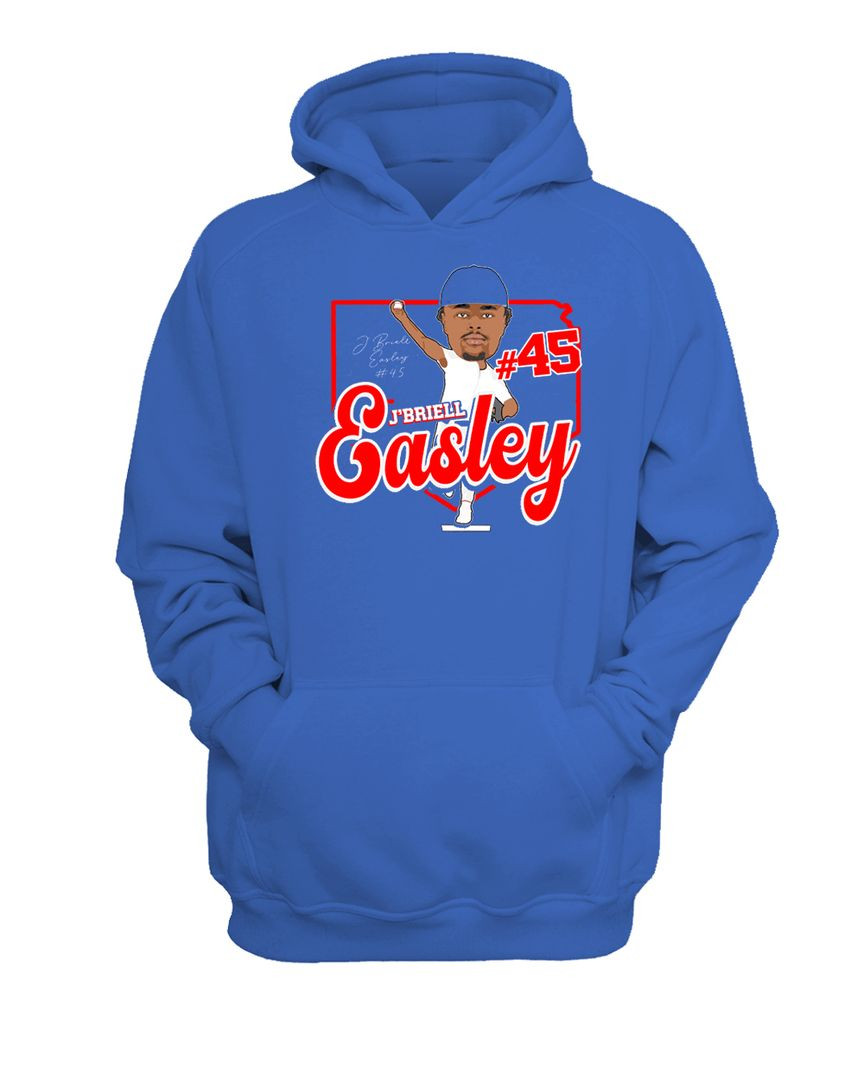 J'briell Easley Baseball Cartoon Hoodie