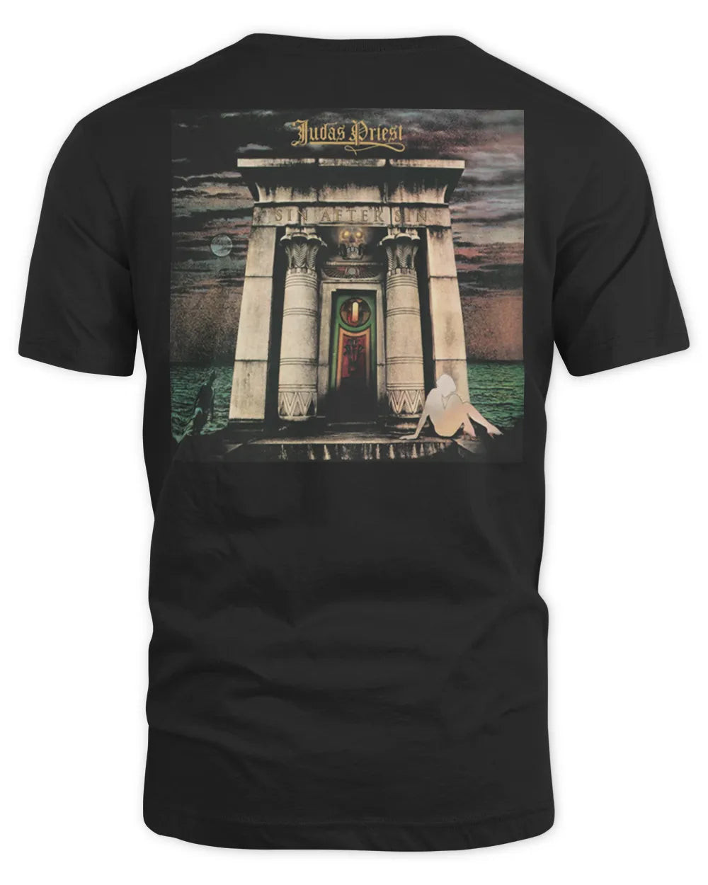 Judas Priest Merch Sin After Sin Gold Shirt