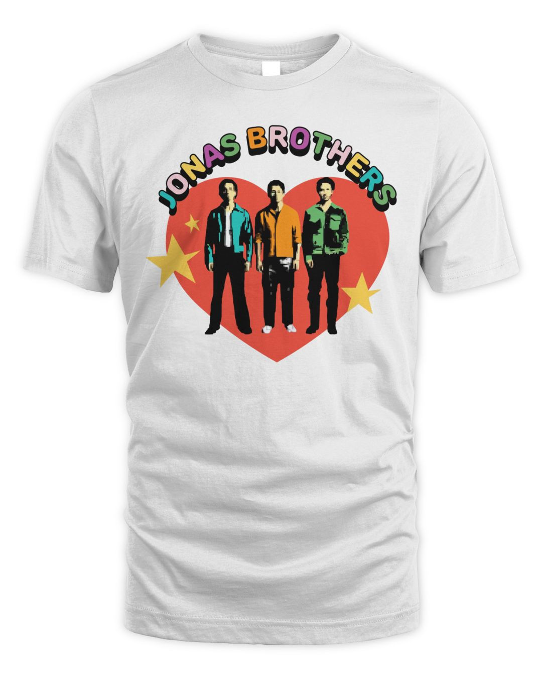 Jonas Brothers Merch Heart Shirt