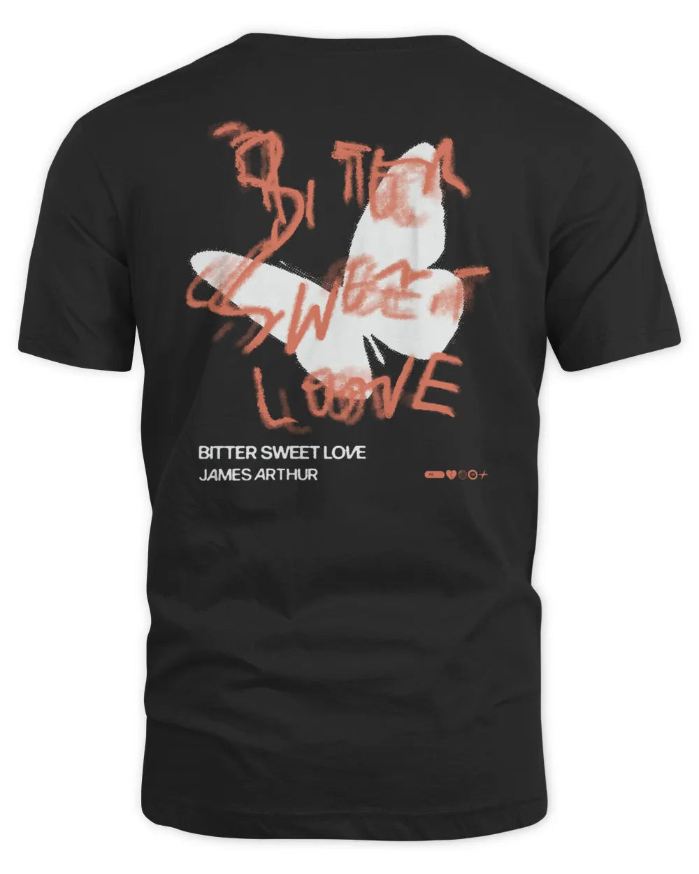 James Arthur Official Bitter Sweet Love Butterfly Tee