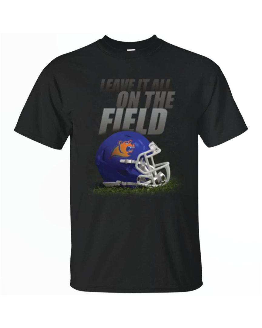 Leave It All On The Field Us Coast Guard A Bears Gridiron T Shirt