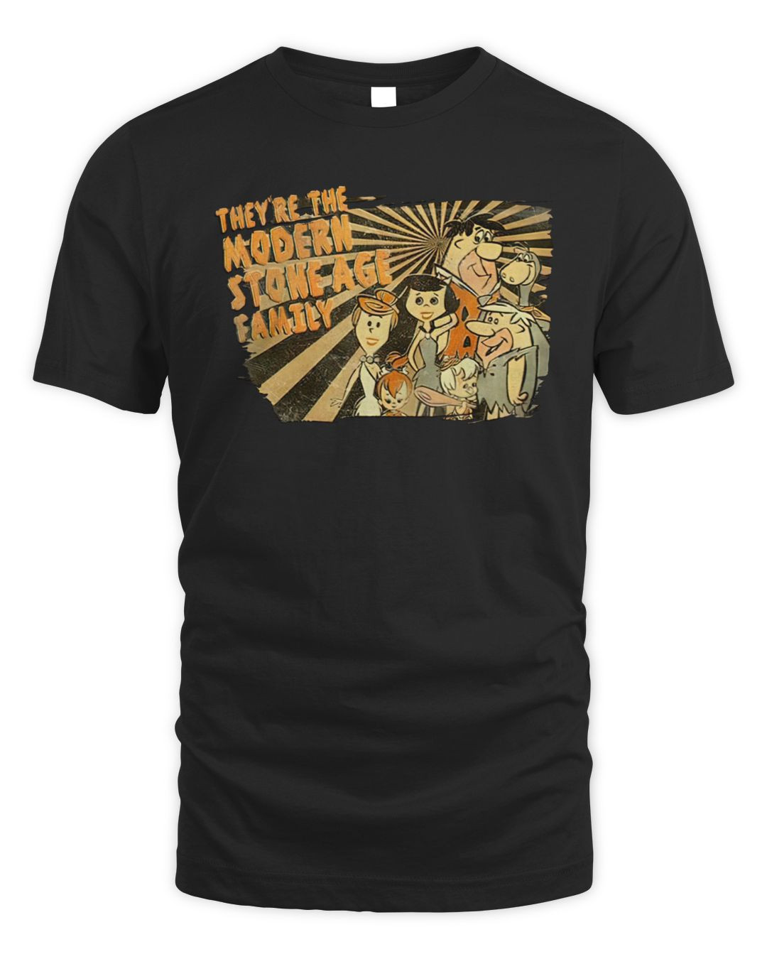 Modern Family Merch The Flintstones Distressed Shirt