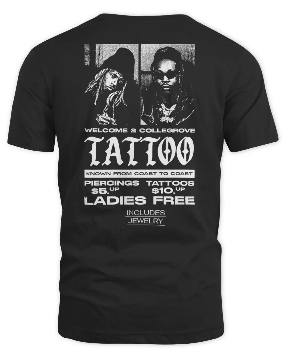 Lil Wayne Merch Collegrove Tattoo Shirt