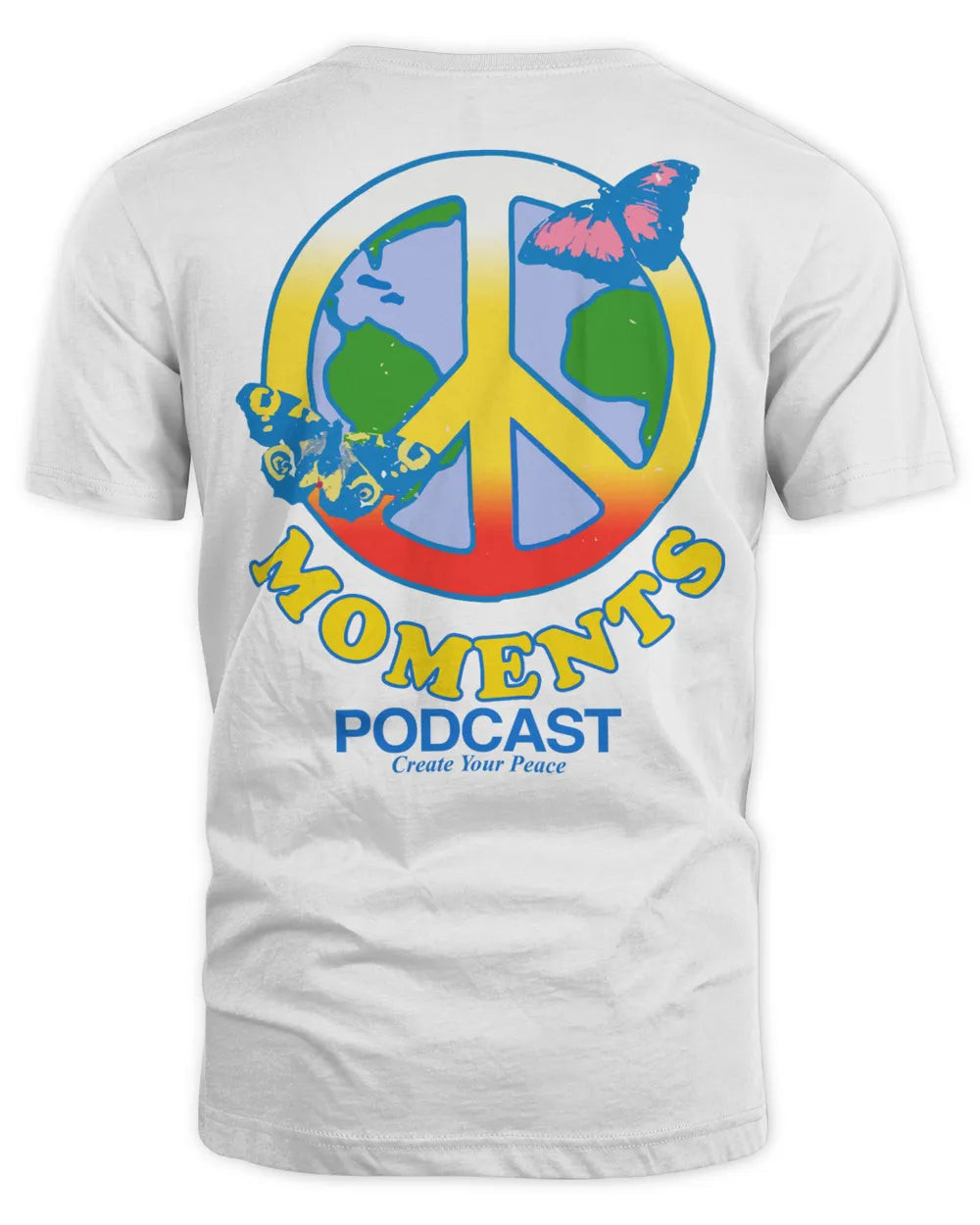 Moments Podcast Merch Peace Shirt