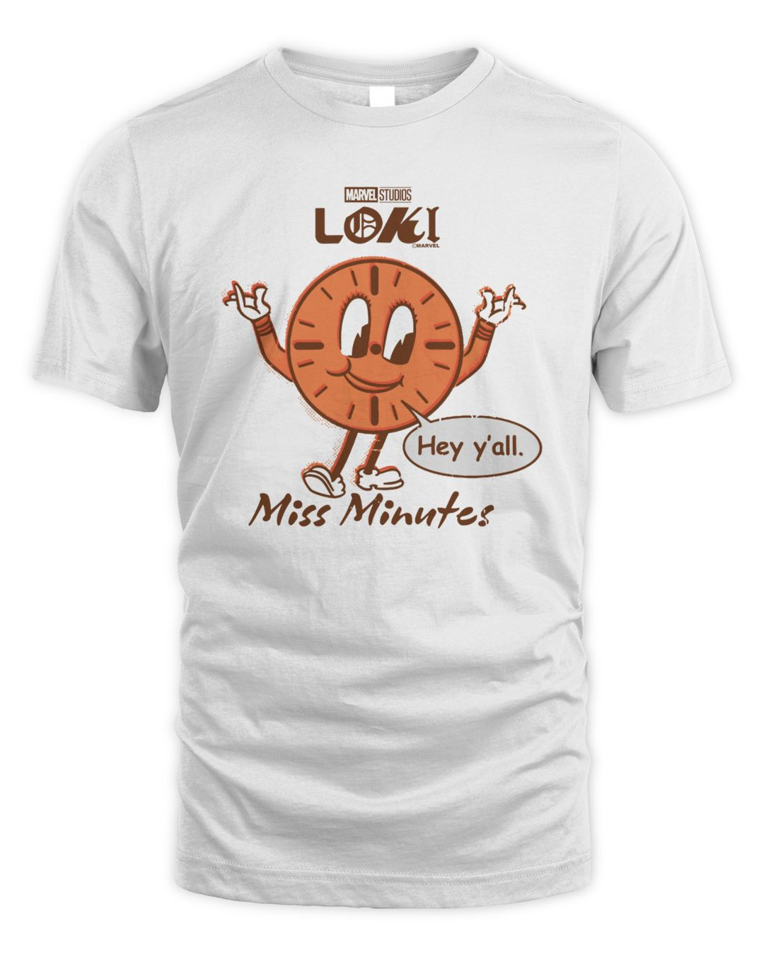 Loki Merch Miss Minutes Cartoon Hey Yall Shirt