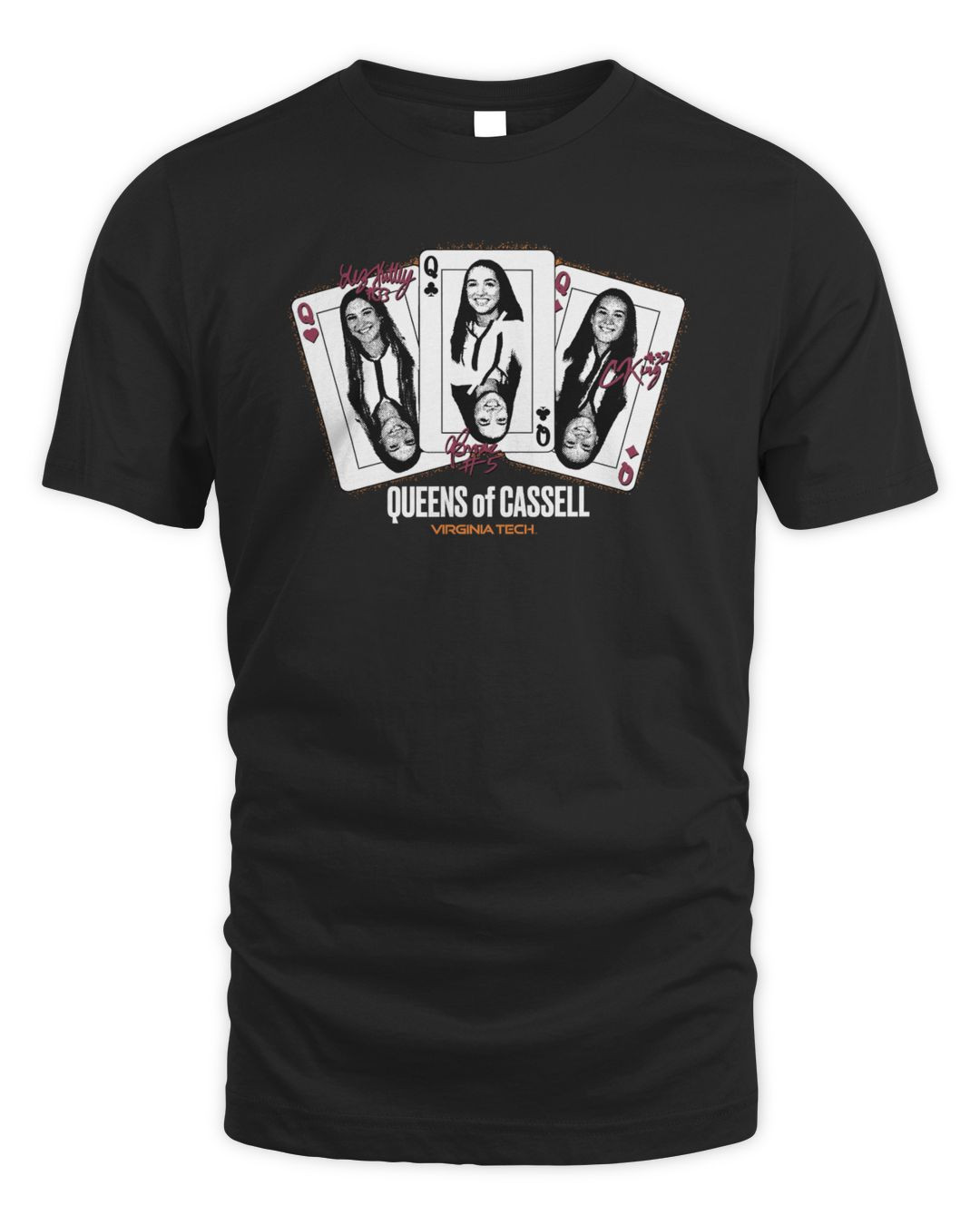 Liz Kitley Georgia Amoore And Cayla King Queens Of Cassell Cards Black Tee