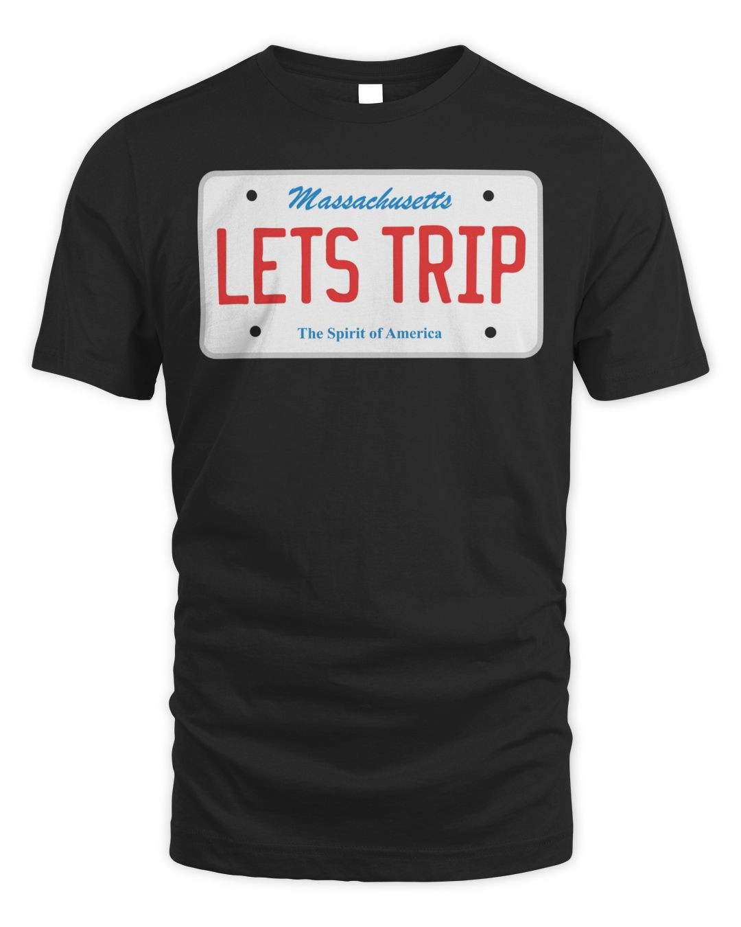 Lets Trip Merch License Plate Shirt