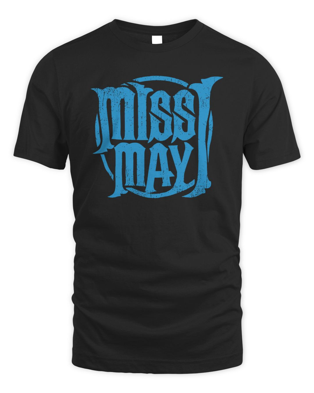 Miss May I Merch Blue Circle Logo Shirt