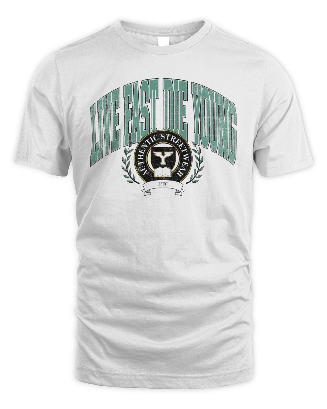 Live Fast Die Young T-shirt White