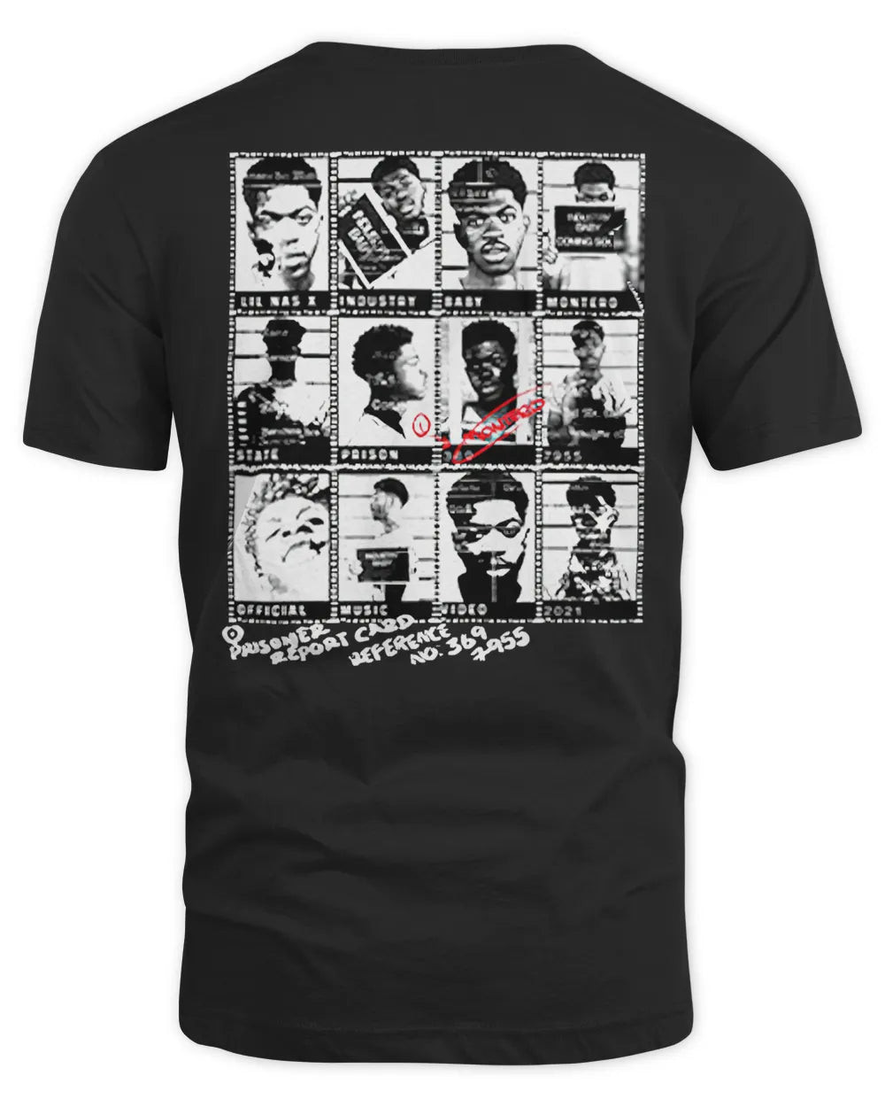 Lil Nas X Merch Industry Baby Report Card T-shirt