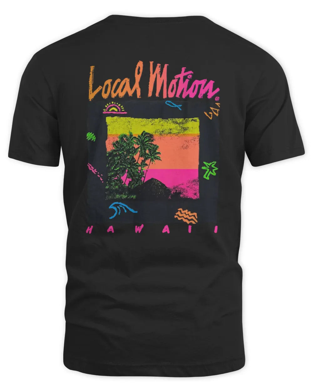 Local Motion Merch 80s Summer T Shirt