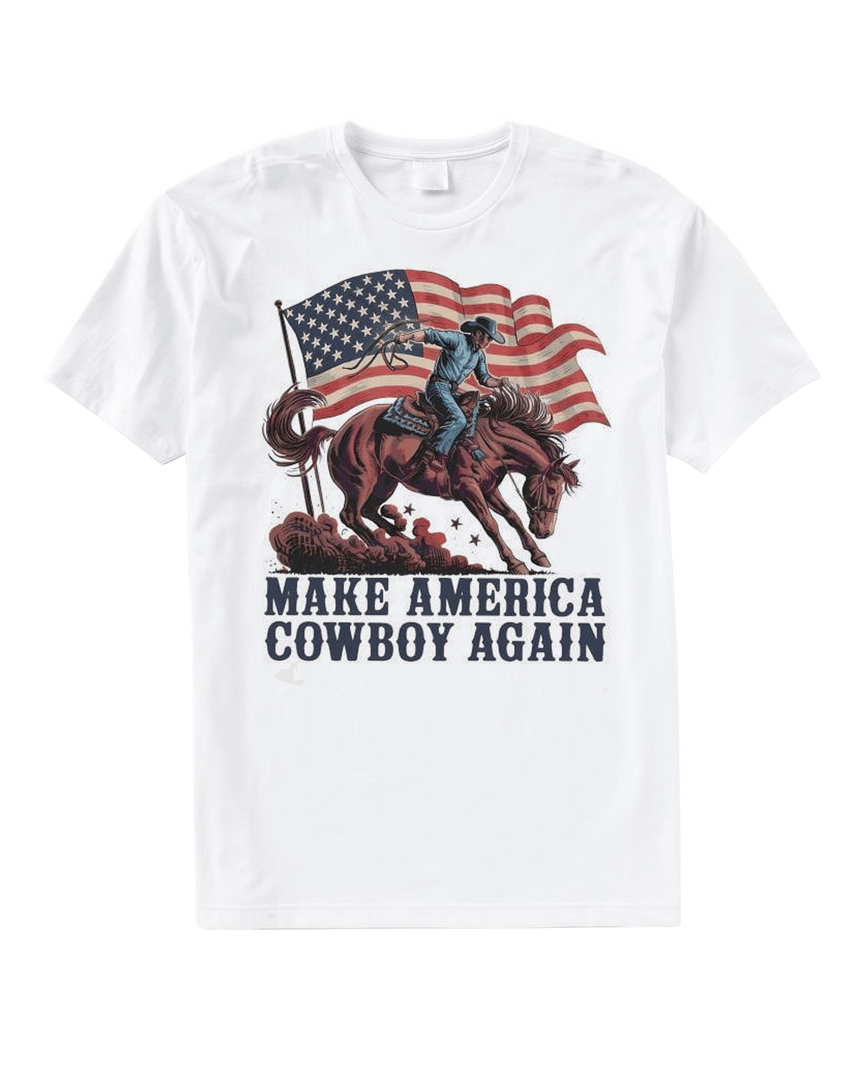 Make America Cowboy Again Independence Day T Shirt