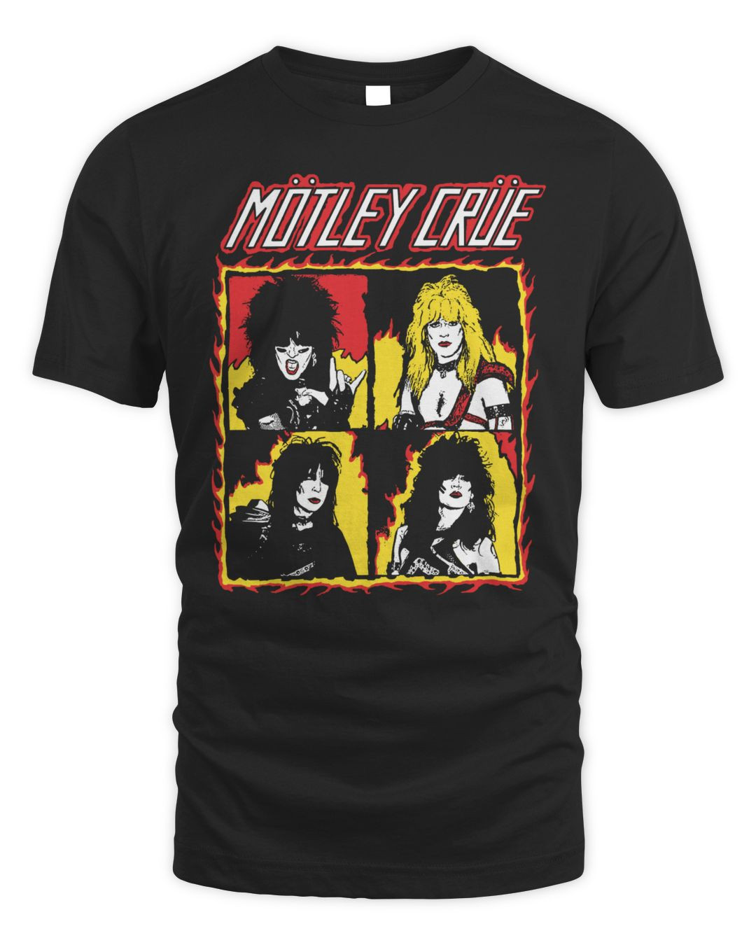 Motley Crue Merch Shout At The Devil Flames Shirt