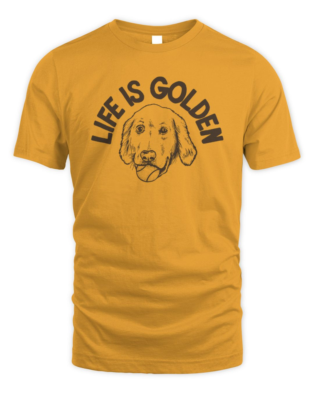 Life Is Golden Homage Sweatshirt Hoodie Gold