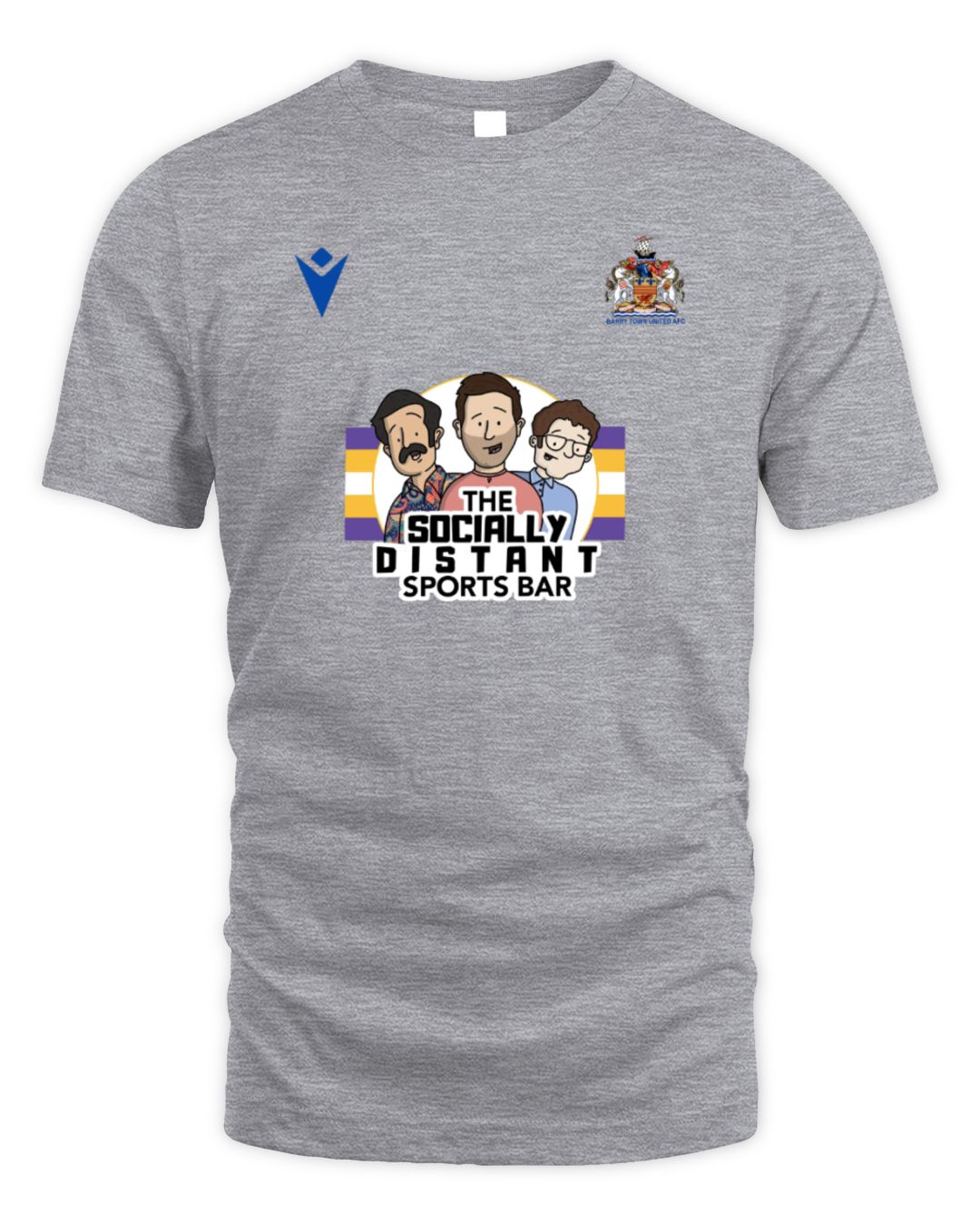 Macron Store Barry Town United Afc Home Shirt 24-25