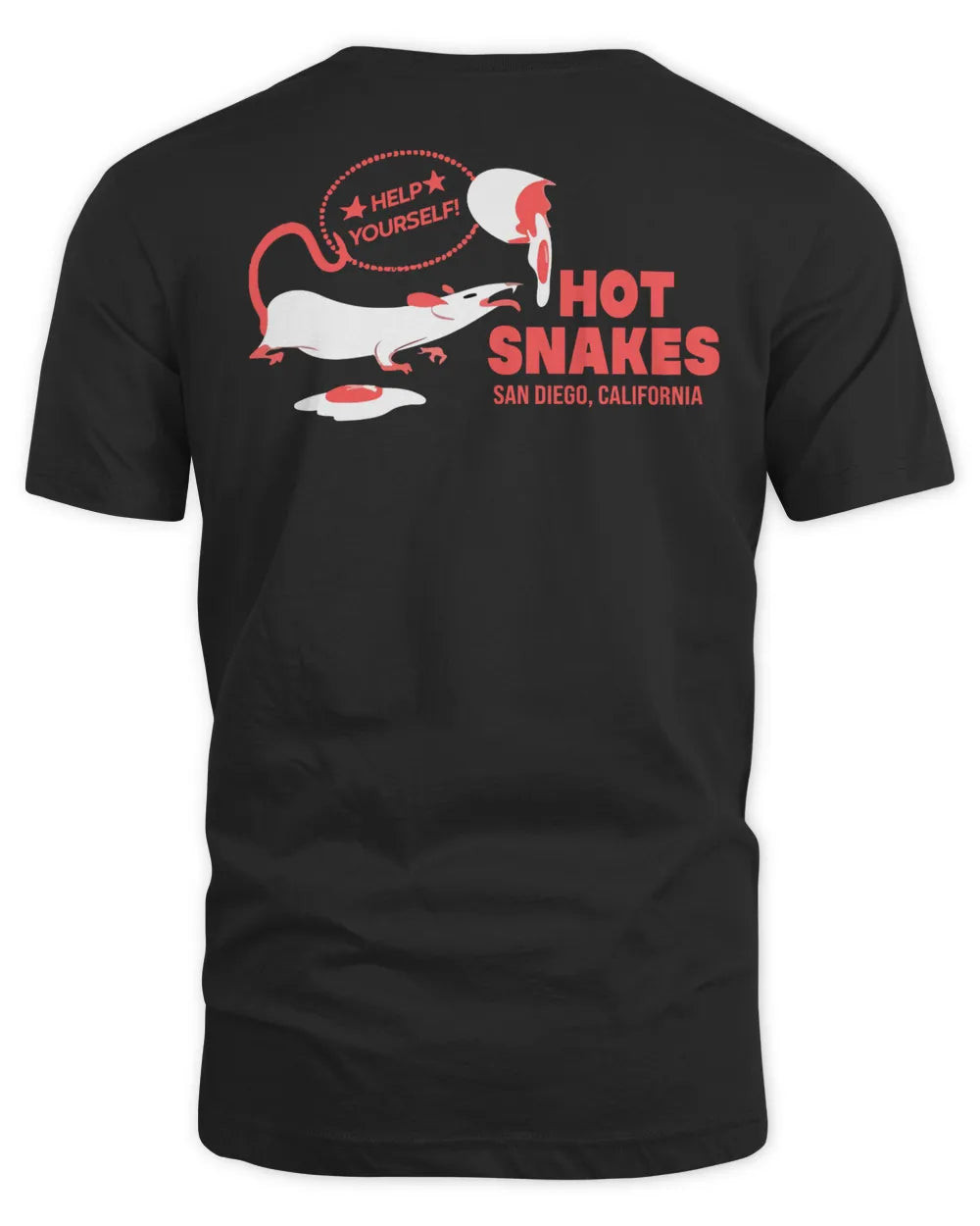 Hot Snakes Merch Rat Shirt
