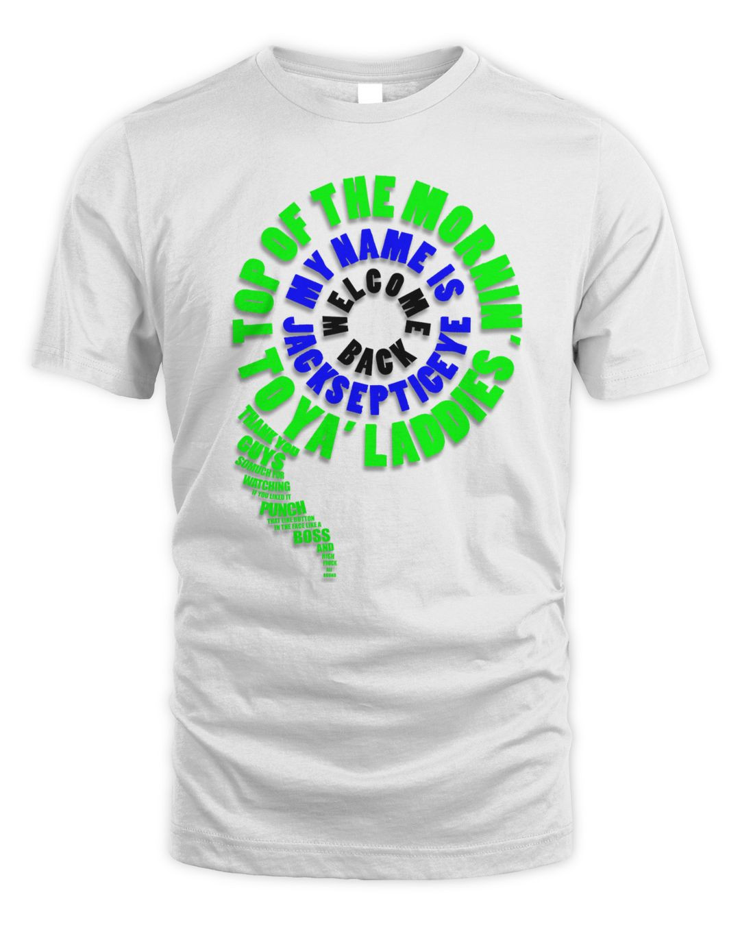 Jacksepticeye Merch Typography Classic Shirt