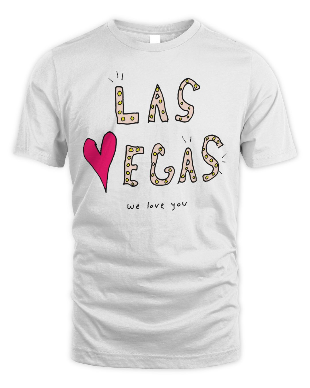 Matthew Gray Gubler Merch Las Vegas, We Love You Shirt