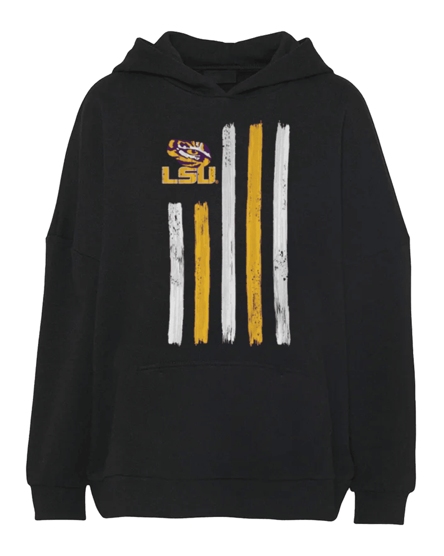 Lsu Tigers Brushstroke Flag 2024 Hoodie
