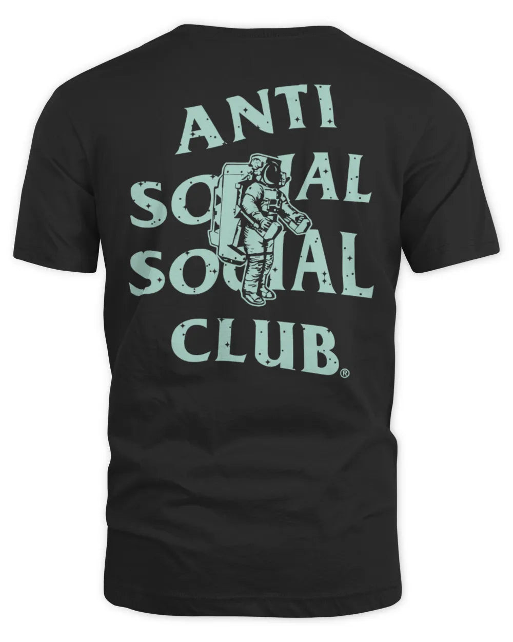 Nasa X Anti Social Social Club Tee Black