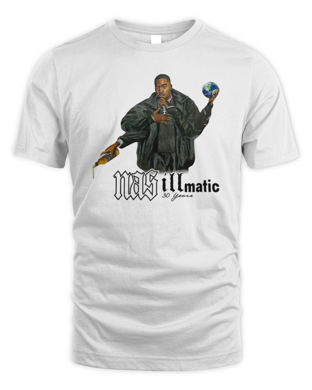 Nas 30 Years Of Illmatic Cement Hoodie Sweatshirt