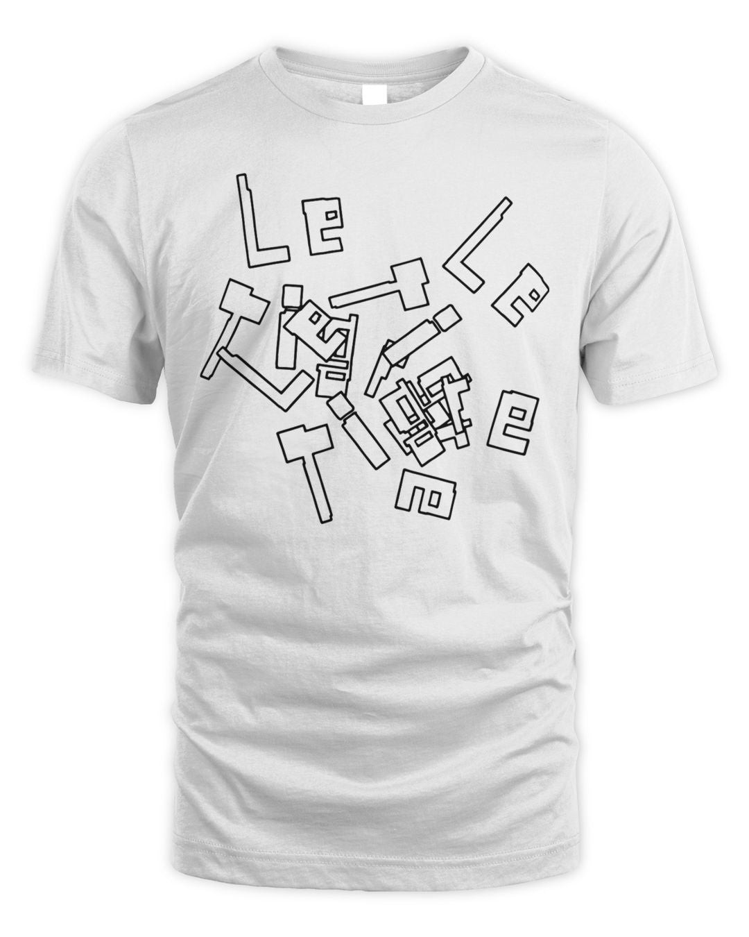 Le Tigre Merch Letters Shirt