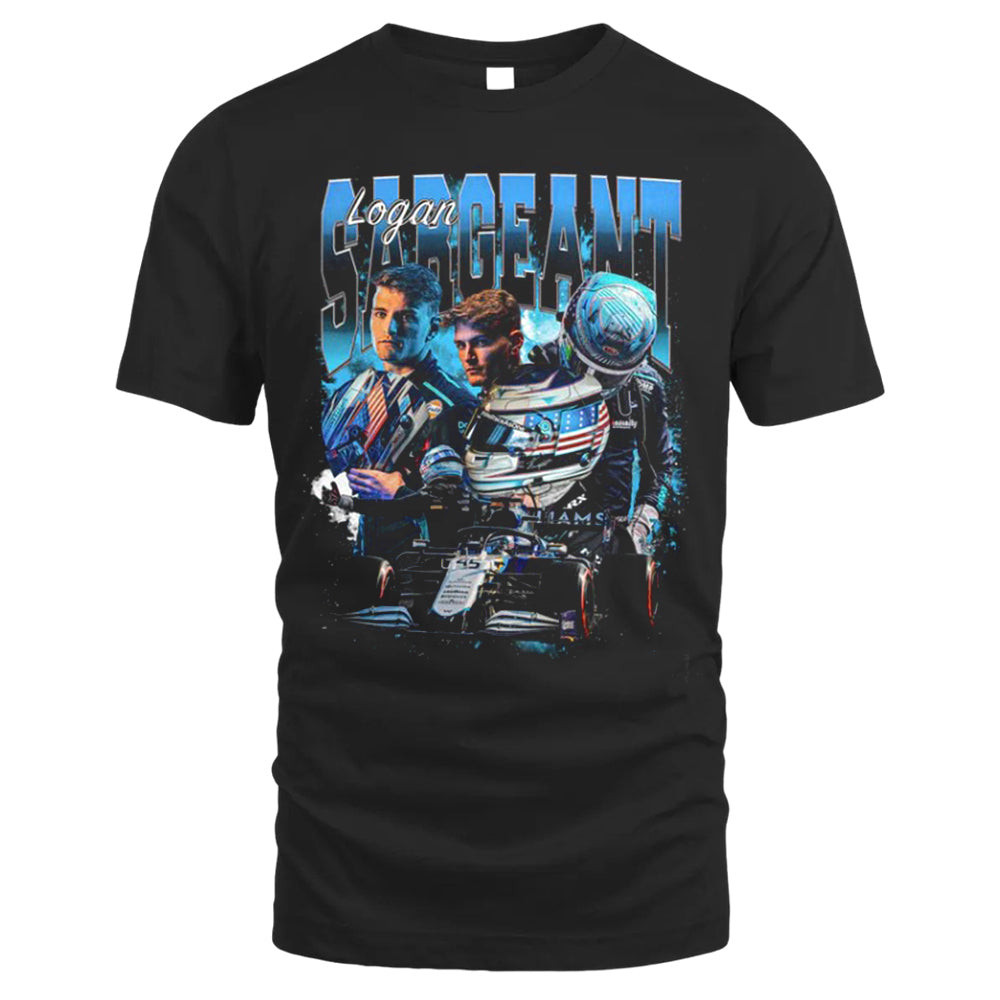 Logan Sargeant Formula 1 Tee, Vintage T-shirt Style