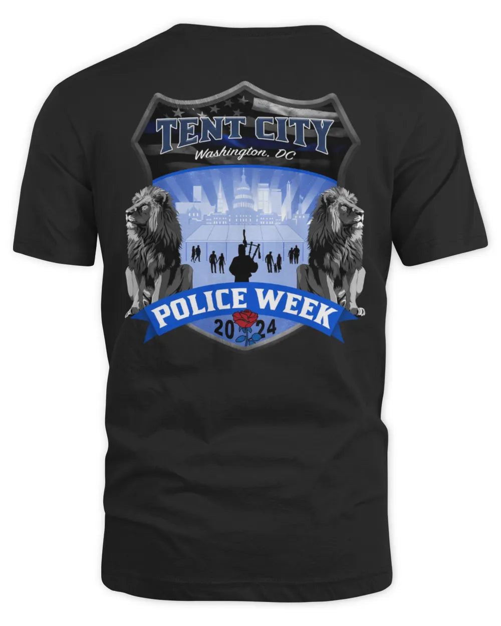 Midnight Platoon Police Week 2024 Tent City Official Hoodie Sweatshirt