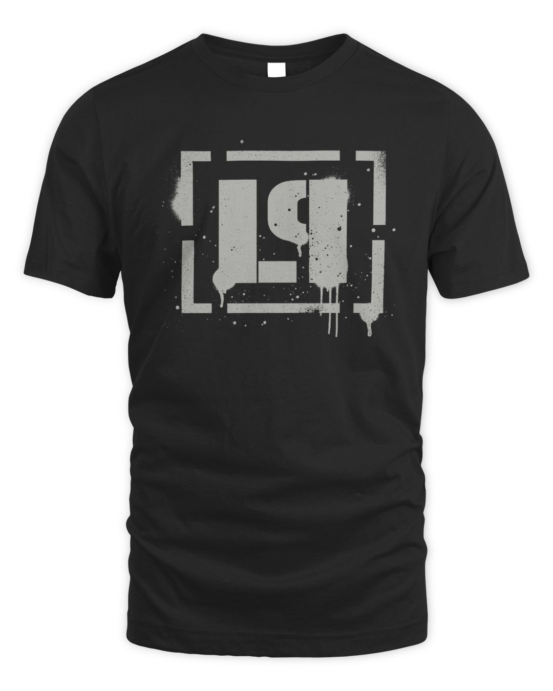 Lp Bracket Spray Logo Black T-shirt