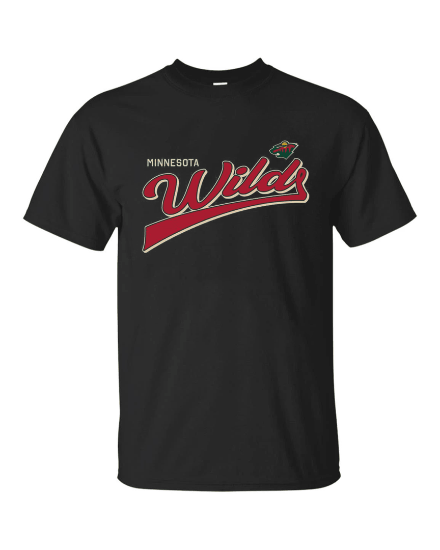 Minnesota Wild Levelwear Richmond Retro Script T Shirt