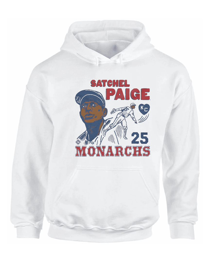 Kc Monarchs Satchel Paige Homage Hoodie