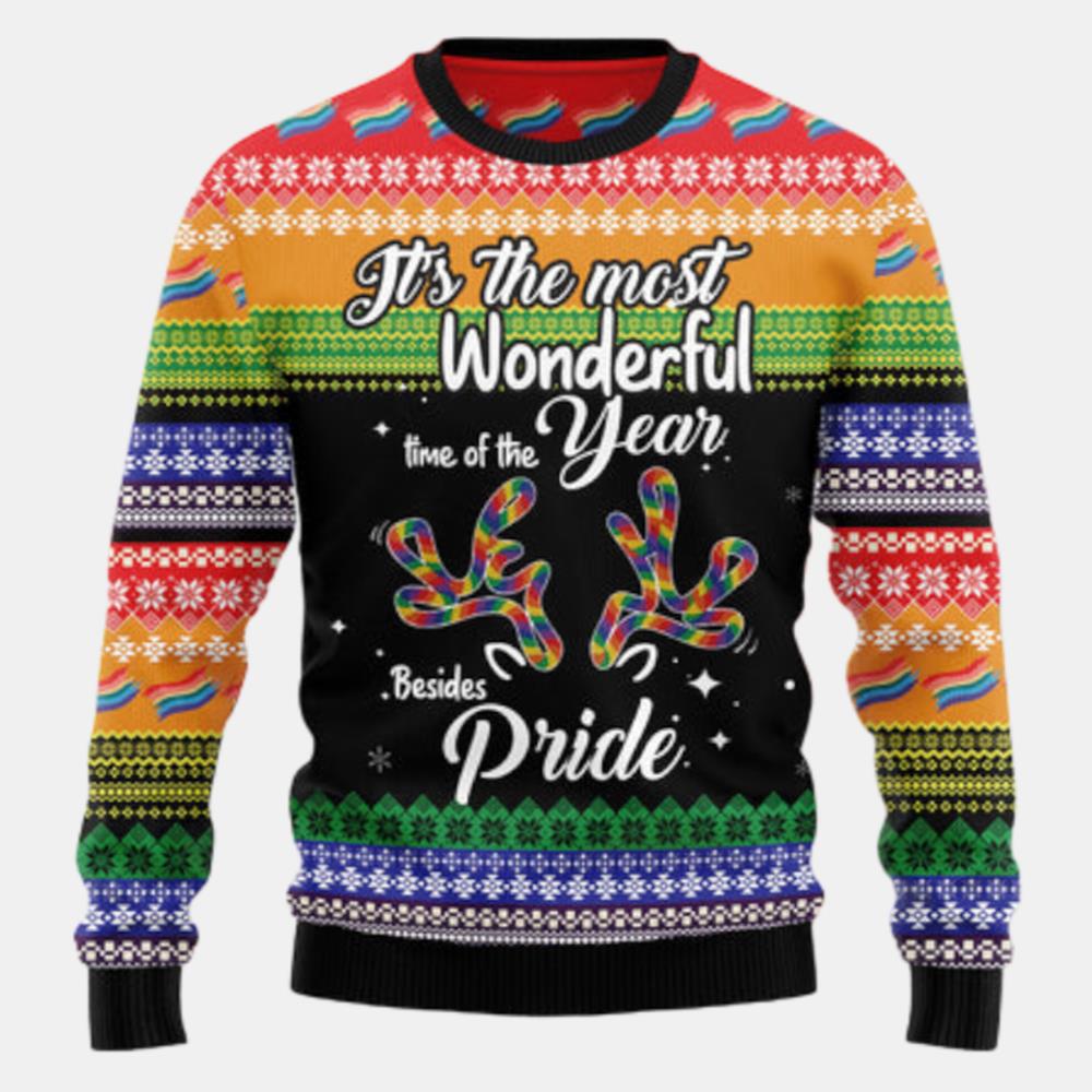 Lgbt Beside Pride Ugly Sweater
