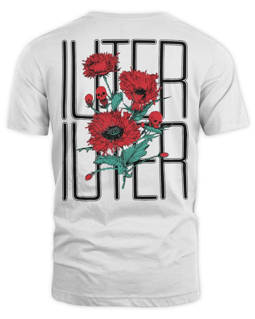 Iuter Merch Spine Skulls Shirt