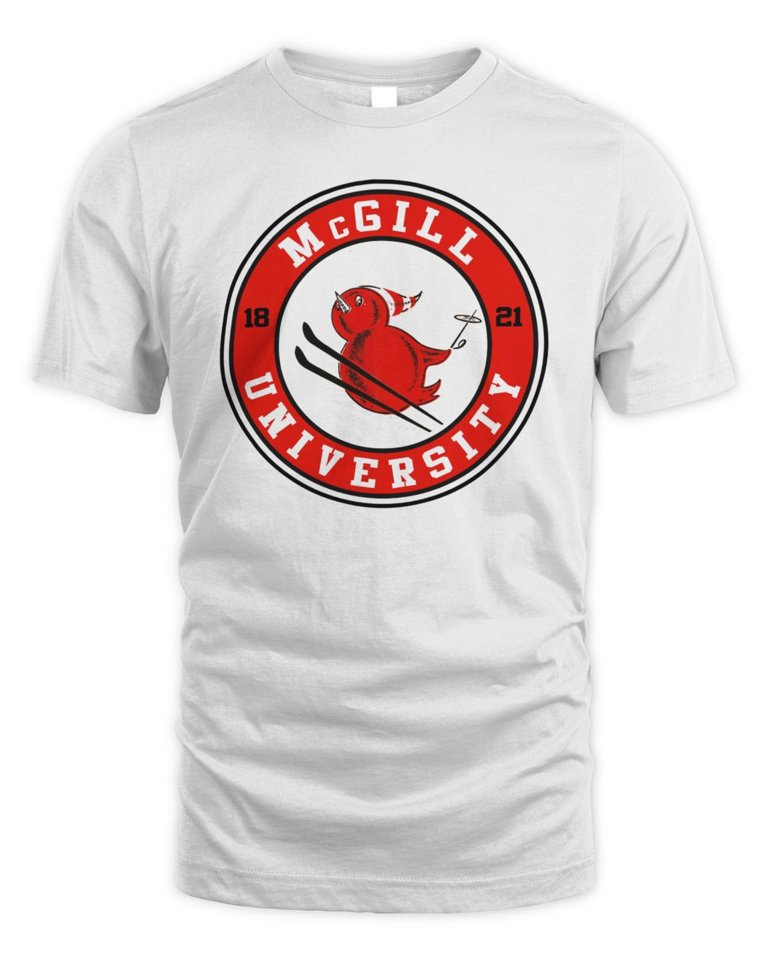 Mcgill Merch Vintage Skiing Martlet Shirt