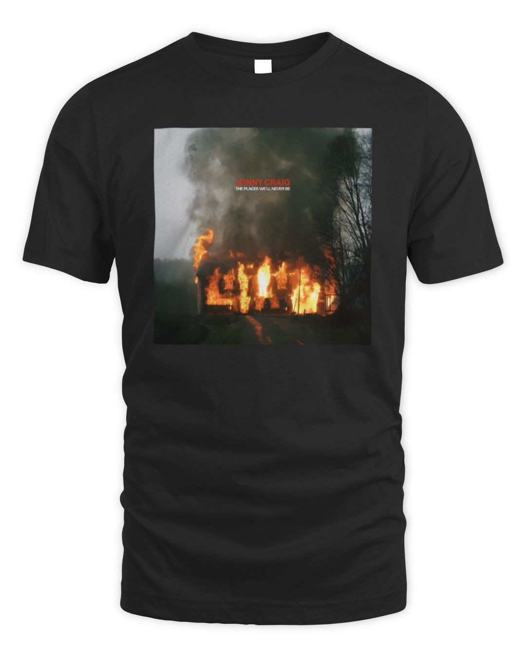 Jonny Craig Store The Places We'll Never Be Black Merch Hoodie