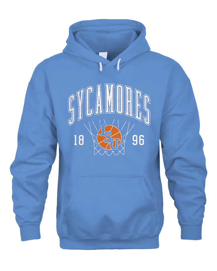 Indiana State Sycamores Basketball Court 1896 Hoodie