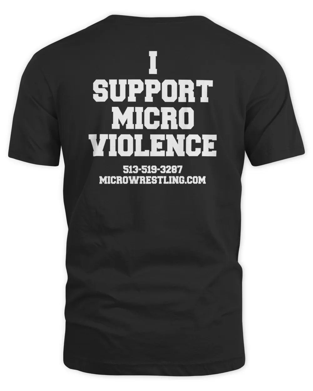 Micro Wrestling Black Hoodie