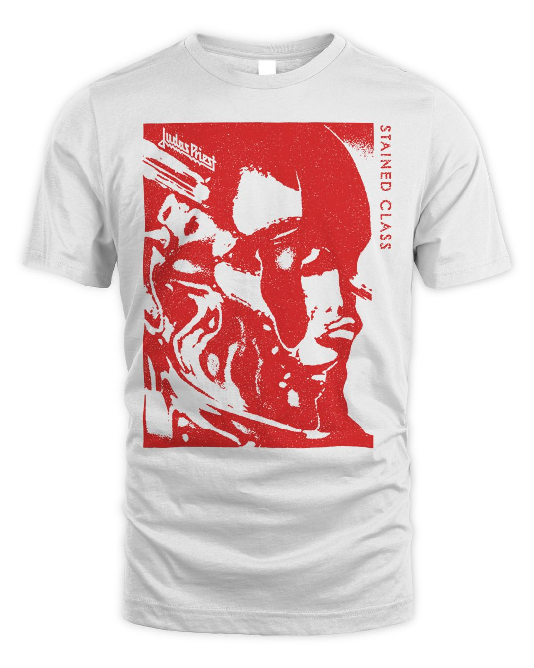 Judas Priest Merch Stained Class Red Shirt