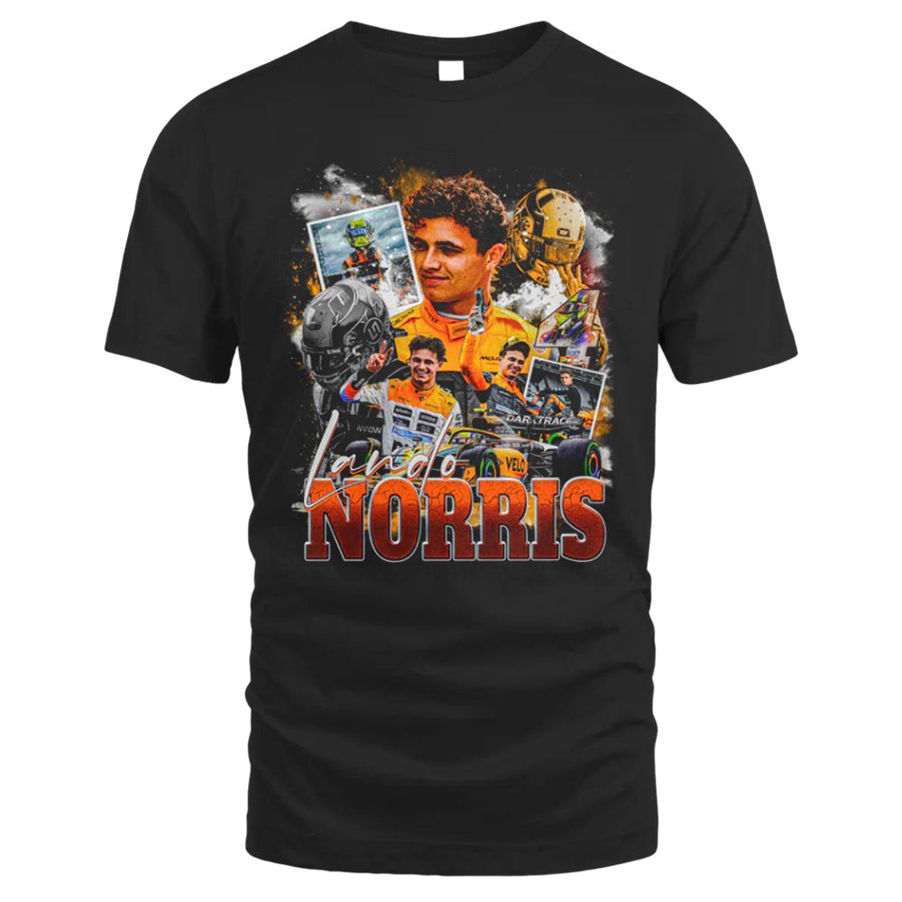 Lando Norris Formula 1 Tee, Vintage T-shirt Style
