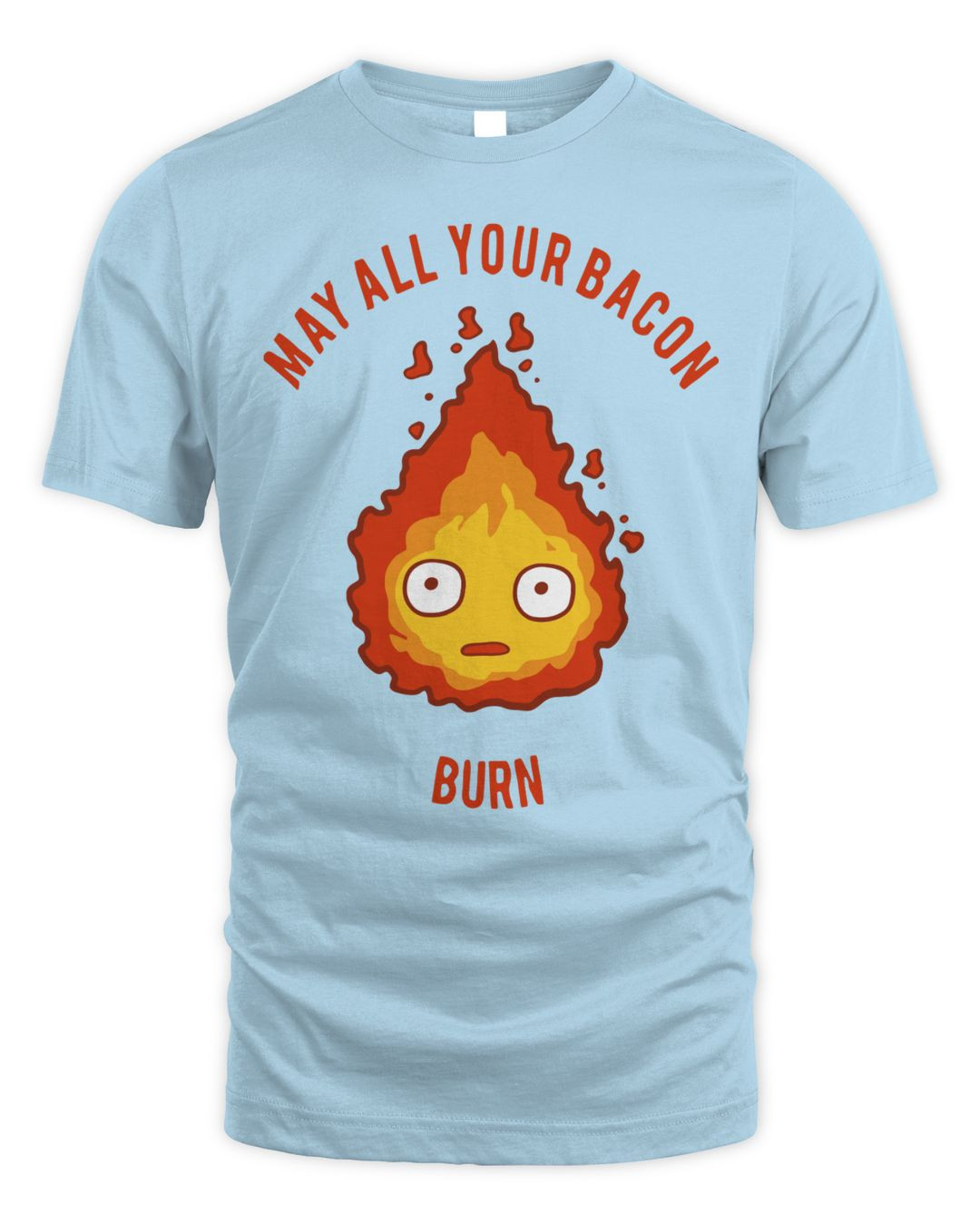 Howls Moving Castle Merch Calcifer May All Your Bacon Burn Shirt